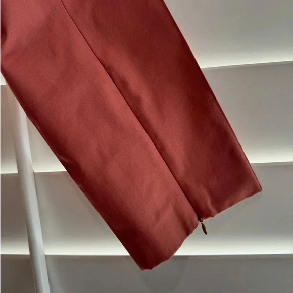 THEORY EUC Alettah Approach Crop Pants Ankle Zip Stretch 6 - Picture 10 of 12